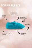 Polar Fleece Turkuaz Polar Barefoot Patik thumbnail 2