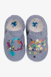 Hopfrög Kids Lovely Hyper Toz Mavi Barefoot Akıllı Patik - 1