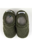Hopfrög Kids Recycled Woo Wooly Yünlü Haki Barefoot Patik - 1