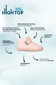 Hopfrög Kids Smart Walker High Top Pembe Işık Barefoot Çocuk Bot - 2