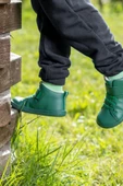 Hopfrög Kids Smart Walker High Top Yeşil Işık Barefoot Çocuk Bot - 5