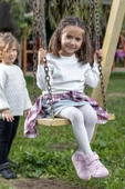 Hopfrög Kids Smart Walker High Top Pembe Işık Barefoot Çocuk Bot - 4