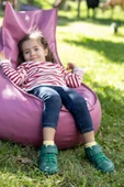 Hopfrög Kids Smart Walker High Top Yeşil Işık Barefoot Çocuk Bot - 4