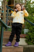 Hopfrög Kids Smart Walker High Top Mor Işık Barefoot Çocuk Bot - 5