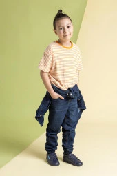Smart Walker Casual Mavi Geceyarısı Barefoot Çocuk Ayakkabı - 4