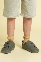 Smart Walker Casual Süper Mat Haki Barefoot Çocuk Ayakkabı thumbnail 4