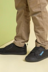 Smart Walker Casual Süper Mat Siyah Barefoot Çocuk Ayakkabı thumbnail 4