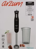 Arzum AR1139-S Chefy Siyah 1500 W El Blenderı - 4