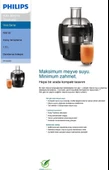 Philips Hr1832/00 Viva Collection Katı Meyve Sıkacağı thumbnail 3
