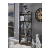 Evdesa Eko Metal Kitaplık Dekoratif Raf Ev Ofis Rafı Dosya Rafı 180x60 Cm 5 Raflı - 1