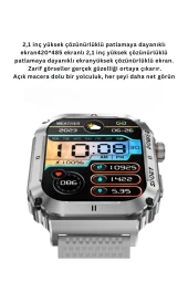 ODD3 2.1 inç IPS Ekran IP68 Su Geçirmez Konuşma ve NFC Özellikli Akıllı Saat thumbnail 2