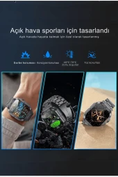 ODD3 2.1 inç IPS Ekran IP68 Su Geçirmez Konuşma ve NFC Özellikli Akıllı Saat thumbnail 10