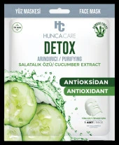 HUNCA CARE DETOX KAĞIT YÜZ MASKE - ARINDIRICI / PURIFYING - 1