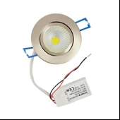 5 WATT LED SPOT TRAFOLU SATEN KASA BEYAZ IŞIK (YCE-N5) ( 2 ADET ) - 3