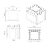 Gl General Fryart Siyah Ankastre Set(Glf 63Cs-Gld 042S-Glo 205Cs) - 5