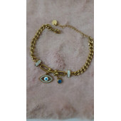 Çelik Nazar Bileklik - 1