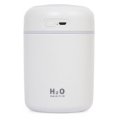 LED Işıklı Mini Ortam Oda Hava Nemlendirici ve Taşınabilir Buhar Makinesi H2O Humidifier - 6