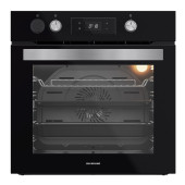 Silverline BO65P4B01 Buhar Destekli + Airfryer Özellikli Siyah Cam Ankastre Fırın - 1