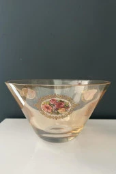 DECORİUM MEYVELİK KASE ROMANTİCA BAL M00405 - 1