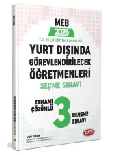 Data 2025 MEB Yurt Dışında Görevlendirilecek Öğretmenleri Seçme Sınavı 3 Deneme Çözümlü Data Yayınları thumbnail 2