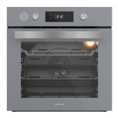 Silverline BO65P4S01 Buhar Destekli + Airfryer Özellikli Ankastre Fırın Gri Antrasit Cam - 1
