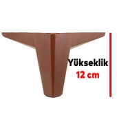 20'li Set Sedir Lüks Mobilya Koltuk Kanepe Tv Ünitesi Destek Ayağı 12 cm Ahşap Desenli Ayakları - 2