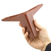 20'li Set Sedir Lüks Mobilya Koltuk Kanepe Tv Ünitesi Destek Ayağı 12 cm Ahşap Desenli Ayakları - 4