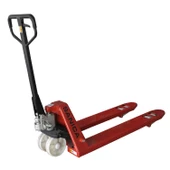 Sanica Kırmızı Transpalet 3 Ton Kapasite Kemik Tekerlekli thumbnail 1