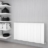 Sanica Asimetrik Dizayn Radyatör Beyaz Yatay (Single) 600 x 409 mm - 2