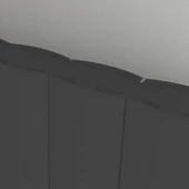 Sanica Simetrik Dizayn Radyatör Antrasit Alüminyum Yatay (Double) 600 x 1130 mm thumbnail 3