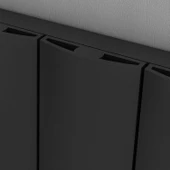 Sanica Simetrik Dizayn Radyatör Antrasit Alüminyum Yatay (Double) 600 x 718 mm thumbnail 4