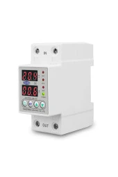 Tomzn Voltaj ve Akım Koruma Rölesi Yüksek Alçak Gerilim Akım Koruyucu 63A Elektrik Bekçisi - 1