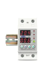 Tomzn Voltaj ve Akım Koruma Rölesi Yüksek Alçak Gerilim Akım Koruyucu 63A Elektrik Bekçisi - 3