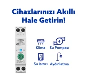Tomzn Akıllı Voltaj ve Akım Koruma Rölesi, WiFi Özellikli Dahili Enerji Ölçer 63A - Akıllı Sigorta thumbnail 3
