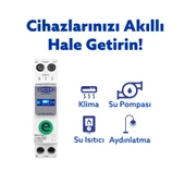 Tomzn Akıllı Voltaj ve Akım Koruma Rölesi, WiFi Özellikli Dahili Enerji Ölçer 63A eWelink Uyumlu thumbnail 3