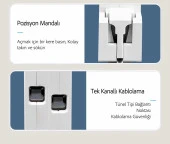 Tomzn Akıllı Voltaj ve Akım Koruma Rölesi, WiFi Özellikli Dahili Enerji Ölçer 63A eWelink Uyumlu - 7