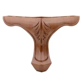 20'li Set Lukens Lüks Mobilya Koltuk Kanepe Tv Ünitesi Destek Ayağı 14 cm Ahşap Desenli Ayakları thumbnail 7