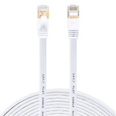 Ancheyn Cat7 Ethernet RJ45 Modem İnternet Kablosu 10Gbps 600Mhz Flat Kablo 1 Metre 4256 - 1