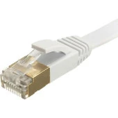 Ancheyn Cat7 Ethernet RJ45 Modem İnternet Kablosu 10Gbps 600Mhz Flat Kablo 1 Metre 4256 - 6