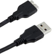 USB 3.0 Taşınabilir HDD Harddisk Veri Ara Bağlantı Kablosu 1 Metre Siyah 4280 - 3