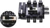 8 Port Fan Çoklayıcı Hub Y PWM Splitter ide Molex Soğutma 3 pin 4 Switch Anahtarlı 4336 thumbnail 2