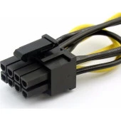 2x Sata to 8 Pin (6+2) Pci-e Express Güç Molex Power Kablosu Çevirici Dönüştürücü 4327 thumbnail 4