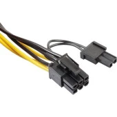 Ancheyn Pci e 8 Pin (6+2) 2X Pci-e Ekran Kartı Power Çoklayıcı Kablosu 4302 - 5