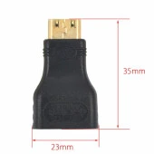 HDMI To Mini Hdmi Tablet Tv Çevirici Dönüştürücü Adaptör 4525 - 5