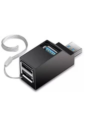 Ancheyn Usb Hub 3 Port USB 3.0 ve USB 2.0 Çoklayıcı Switch 4422 - 1