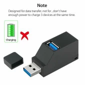Ancheyn Usb Hub 3 Port USB 3.0 ve USB 2.0 Çoklayıcı Switch 4422 - 5