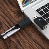 Ancheyn Usb Hub 3 Port USB 3.0 ve USB 2.0 Çoklayıcı Switch 4422 - 6