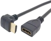 Ancheyn HDMI Dişi Erkek Uzatma Aparatı 90 Derece Dirsek Kablosu 50 cm 4666 thumbnail 2