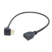 HDMI Dişi Erkek Uzatma Aparatı 90 Derece Dirsek Kablosu 50 cm 4666 thumbnail 6