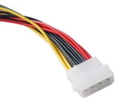 Ancheyn Üçlü 3 Port ide Molex Sata Power Hdd 4 pin Güç Kablosu 5101 thumbnail 4